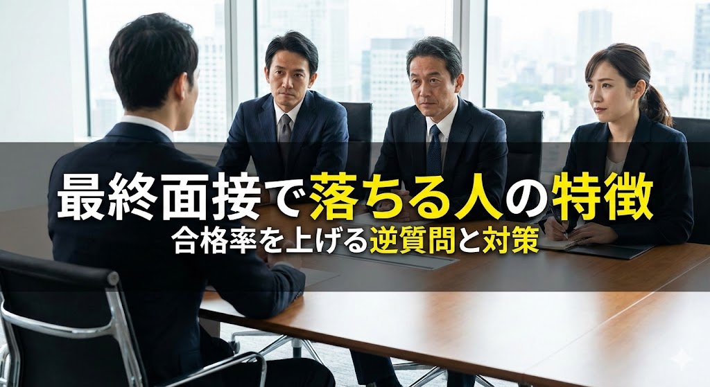 最終面接の壁を突破する技術：役員が見ている本質と不採用フラグの正体