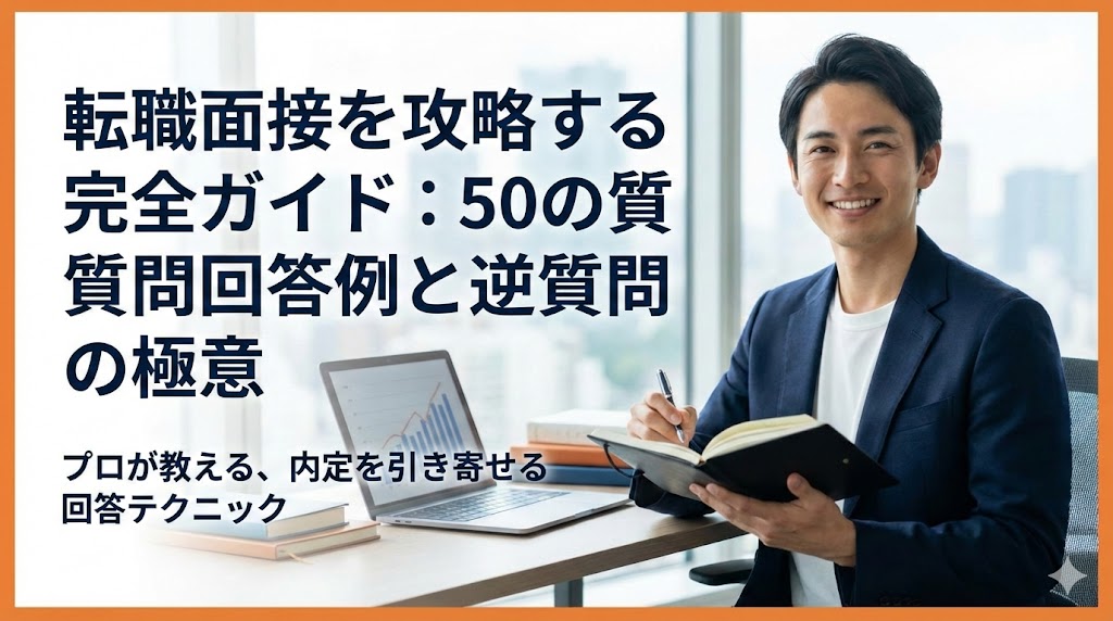 転職面接を攻略する完全ガイド：50の質問回答例と逆質問の極意
